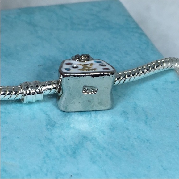 Sterling purse tote bag European charm bead - Picture 4 of 5